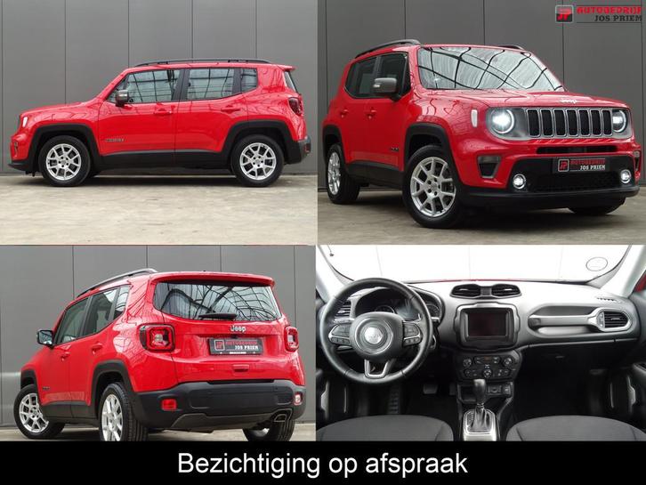 Jeep Renegade 1.3T Limited * OPEN DAK * CARPLAY * LAGE KM !, Auto's, Jeep, Bedrijf, Te koop, Renegade, ABS, Adaptive Cruise Control