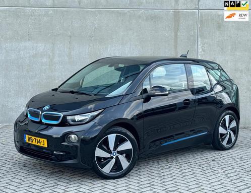 BMW I3 94Ah 33 kWh Warmtepomp 2017 Zwart CCS Snellader|NAP, Auto's, BMW, Bedrijf, Te koop, i3, ABS, Airbags, Airconditioning, Boordcomputer