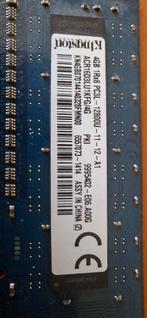 Kingston 2 x 4GB RAM DDR3 PC3L-12800U 1600Mhz 1Rx8 CL11, Computers en Software, RAM geheugen, Gebruikt, DDR3, Ophalen of Verzenden