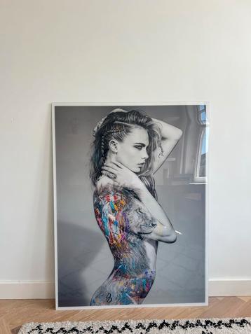 Cara Delevingne Foto Plexiglas 133 x 100cm beschikbaar voor biedingen