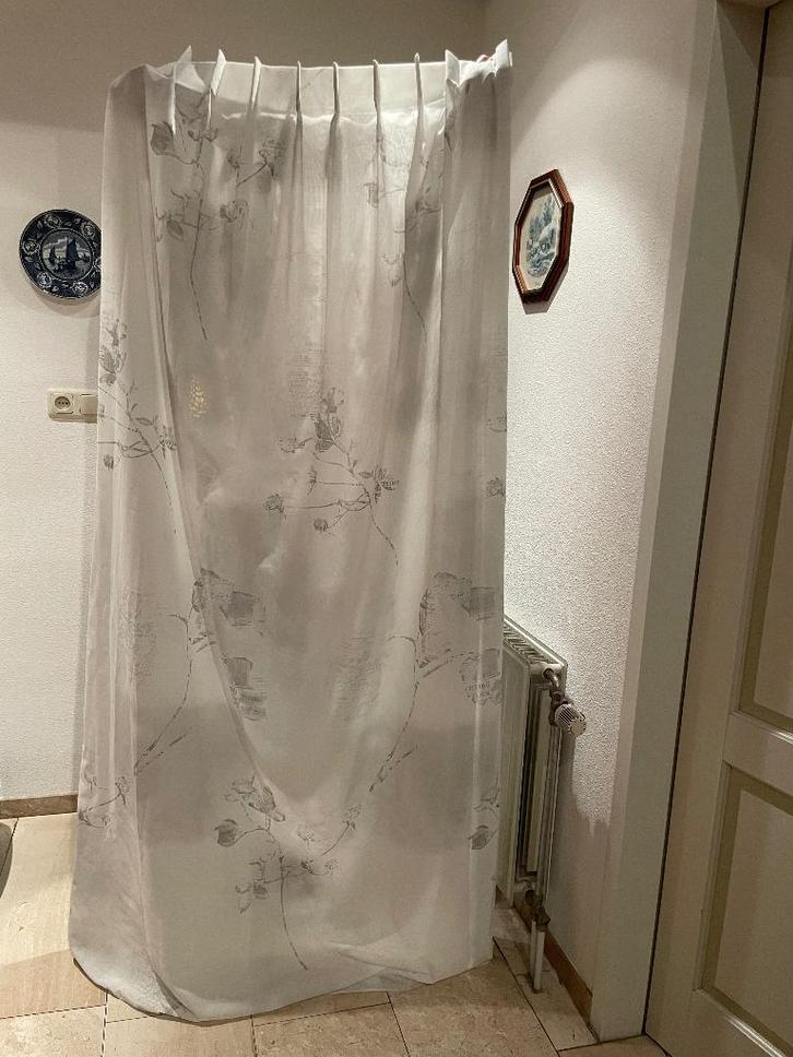 Schitterend mooie VITRAGE GORDIJNEN 7 stuks, Huis en Inrichting, Stoffering | Gordijnen en Lamellen, Zo goed als nieuw, 200 cm of meer