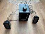 Philips 2.1 speaker met sub, Ophalen of Verzenden, Gebruikt