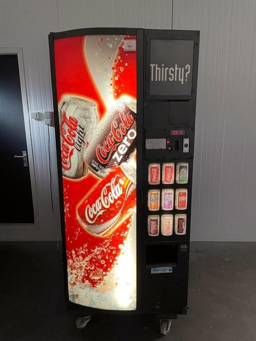 Coca Cola Koelkast Automaat Blikjes Horeca 9 Vending machine, Witgoed en Apparatuur, Koelkasten en IJskasten, Gebruikt, Zonder vriesvak