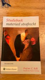 Studieboek materieel strafrecht, Ophalen of Verzenden, Zo goed als nieuw, Sociale wetenschap
