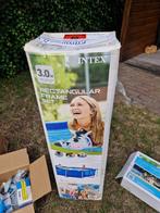 Intex zwembad met toebehoren, Ophalen, Zo goed als nieuw, Opzetzwembad, 200 tot 400 cm