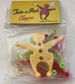 Clowntjes, in zakje, vintage, gemaakt in Hong-Kong, Antiek en Kunst, Antiek | Speelgoed, Ophalen of Verzenden