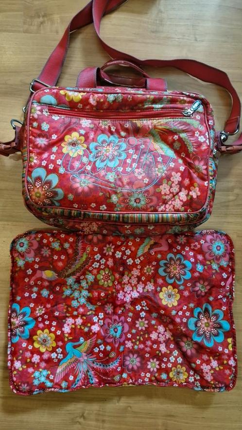 Oillily Babytas/luiertas met bloemenprint, Kinderen en Baby's, Luiertassen, Gebruikt, Schoudertas, Ophalen of Verzenden