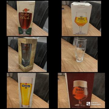 Collectie Bierglazen +- 60 stuks beschikbaar voor biedingen