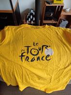 Geel t- shirt Tour de France maat L- XL met 2 handtekeningen, Verzamelen, Ophalen of Verzenden, Zo goed als nieuw, Buitenlandse clubs