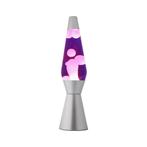 I-Total Lavalamp raket paars -roze demonstratiemodel -1766v2, Huis en Inrichting, Lampen | Tafellampen, Minder dan 50 cm, Glas