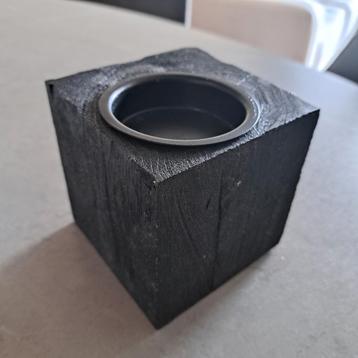 vtwonen design kandelaar, zwart, 2 zijden, waxine en kaarsen beschikbaar voor biedingen