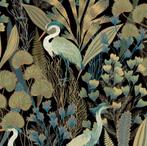 Dutch Ciara Tropical Kranes behang A63201, Huis en Inrichting, Stoffering | Behang, Ophalen, Minder dan 10 m², Geel