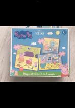 Peppa puzzel 3 in i, Ophalen, 10 tot 50 stukjes, Zo goed als nieuw