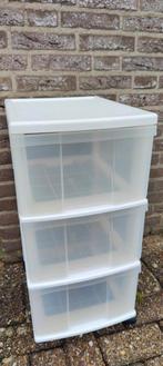 Kunststof Ladekast met 3 Laden, Huis en Inrichting, Kasten | Ladekasten, Ophalen, Zo goed als nieuw, 3 of 4 laden, Minder dan 100 cm