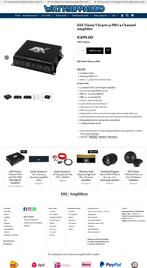 ESX Vision VX1400.4 PRO 4 kanaals versterker 4 x 350W RMS, Auto diversen, Autospeakers, Audio Design, Nieuw, Am Breilingsweg 3, 76709 Kronau, Duitsland