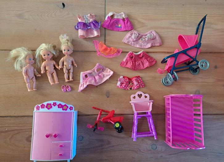 Barbie Babyspullen, Kinderen en Baby's, Speelgoed | Poppen, Gebruikt, Barbie, Ophalen