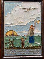 Cloisonné tegel Bevrijding 1945 De Porceleyne Fles, Delft, Antiek en Kunst, Ophalen of Verzenden