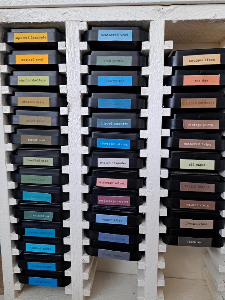Distress Inkt, 50 stuks, Hobby en Vrije tijd, Stempelen, Ophalen of Verzenden