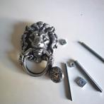 Metalen deurklopper leeuwenkop, Ophalen of Verzenden, Zo goed als nieuw