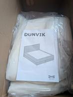 IKEA Dunvik boxspring overtrek 160 x 200 (beige), Beige, Ophalen of Verzenden, 200 cm, Stof