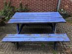 Gratis picknicktafel, Tuin en Terras, Picknicktafels, Ophalen, Gebruikt, Hout