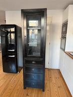 Teak buffetkast - 55x40x197cm, Huis en Inrichting, Kasten | Dressoirs, Ophalen, Gebruikt, Teakhout, 50 tot 100 cm