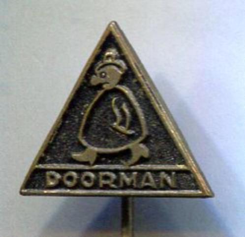 Gebr. Doorman Nijmegen radio TV zaak koper speldje ( V_203 ), Verzamelen, Speldjes, Pins en Buttons, Zo goed als nieuw, Speldje of Pin