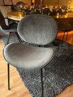 Stijlvolle velvet eetkamerstoelen – set, Huis en Inrichting, Stoelen, Ophalen, Gebruikt, Vijf, Zes of meer stoelen, Stof