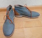 U.S. POLO ASSN. enkel boots 42 heren lichtblauw bruin leer, Boots, Zo goed als nieuw, US Polo Assn., Verzenden