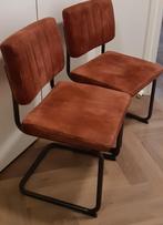 Stoelen 2 x stevige slede / buisstoelen., Huis en Inrichting, Stoelen, Ophalen, Gebruikt, Twee, Overige kleuren