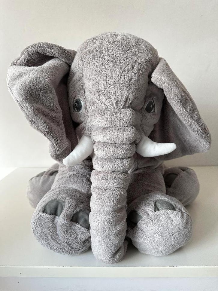 Knuffel olifant 60 cm (groot) / IKEA JATTESTOR, Kinderen en Baby's, Speelgoed | Knuffels en Pluche, Zo goed als nieuw, Olifant