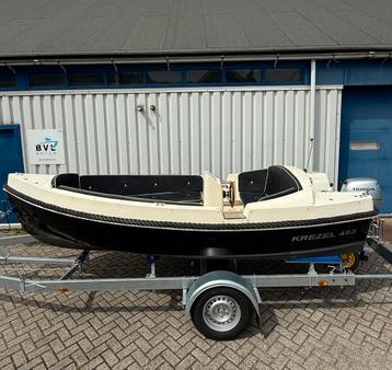 Prachtige krezel 483 sloep met honda buitenboordmotor beschikbaar voor biedingen