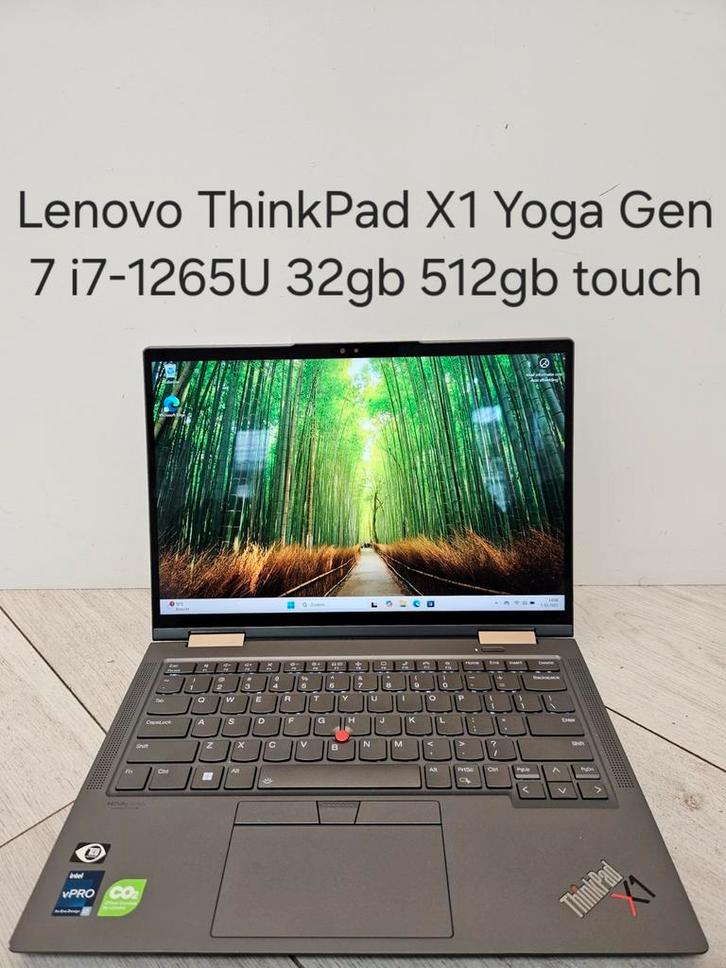 Als nieuw: Lenovo ThinkPad X1 Yoga Gen 7 i7-1265U 32gb 512gb, Computers en Software, Windows Laptops, Zo goed als nieuw, 14 inch