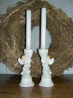 Twee (kerst)kandelaartjes, Antiek en Kunst, Ophalen of Verzenden