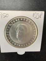 bijzondere 50 gulden Beatrix, Koningin Beatrix, Zilver, Ophalen of Verzenden, Losse munt