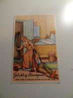 Kaart Gelukkig Nieuwjaar gelopen - jaren 60, Ophalen of Verzenden, 1960 tot 1980, Gelopen, Feest(dag)