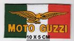 MOTO GUZZI Italvlag patch Stelvio V11 V7 V9 V100 TT85 Cali, Motoren, Verzenden, Nieuw