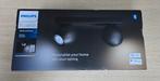 Philips Hue Buckram Spot 2x5W Zwart - Nieuw in Doos, Kunststof, Nieuw, Ophalen of Verzenden, Modern