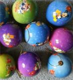 8 disney kerstballen ballen kunststof onbreekbaar decoratie, Nieuw, Overige typen, Donald Duck, Verzenden