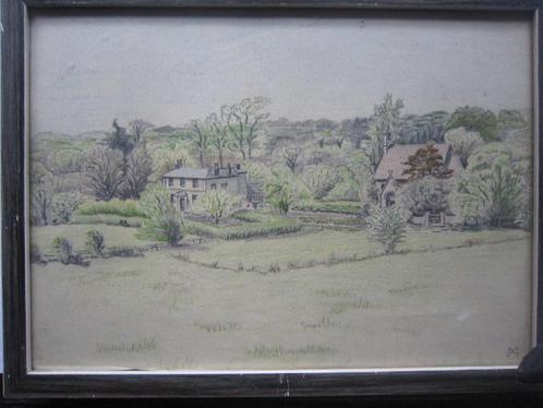 7 Stuks, Mooie Wandversieringen, Tek. aquarel/zeeefdruk enz, Antiek en Kunst, Kunst | Schilderijen | Klassiek, Ophalen of Verzenden