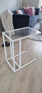 Ikea Vittsjo bijzettafel/laptoptafel, 55 tot 75 cm, Gebruikt, Rechthoekig, 45 tot 60 cm