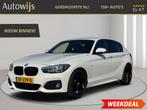 BMW 1-serie 118i Edition|M-SPORT|Shadow Line High Executive|, Auto's, BMW, Gebruikt, Alcantara, Wit, Bedrijf