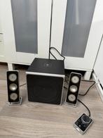 Logitech Z4 2.1 speakerset, Computers en Software, Pc speakers, Ophalen of Verzenden, Gebruikt, Audiokanaal 2.1, Logitec