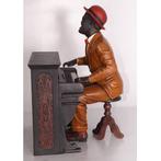 Jazz beeld 49 cm - jazzbeeld pianospeler, Ophalen, Nieuw