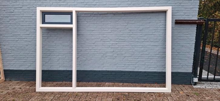 Kunststof kozijn, Doe-het-zelf en Verbouw, Kozijnen en Schuifpuien, Gebruikt, Raamkozijn, Kunststof, 150 tot 225 cm, 225 cm of meer