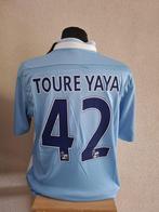 Man City Shirt Yaya Touré 2011/2012, Maat 52/54 (L), Blauw, Ophalen of Verzenden, Gedragen