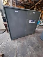 Werkplaats kast metaal met schuifdeuren & legplanken, Huis en Inrichting, Kasten | Roldeurkasten en Archiefkasten, Ophalen, Zo goed als nieuw