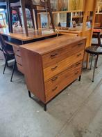 Vintage ladekast jaren 60 teak, Huis en Inrichting, Kasten | Ladekasten, Ophalen, ,, 50 tot 100 cm, Zo goed als nieuw