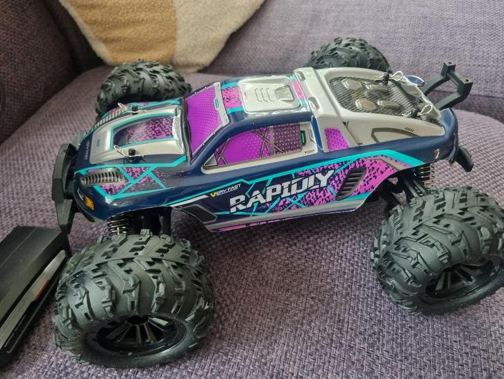 RC Auto met 2 LiPo's en Verlichting - Nieuw! Topspeed 50 kmh, Hobby en Vrije tijd, Modelbouw | Auto's en Voertuigen, Nieuw, Auto
