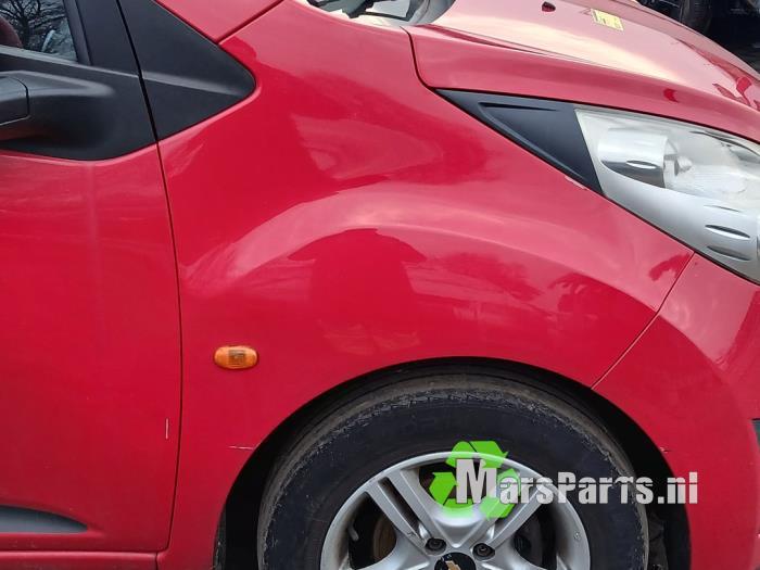Scherm rechts-voor van een Chevrolet Spark, Gebruikt, -, Ophalen of Verzenden, -